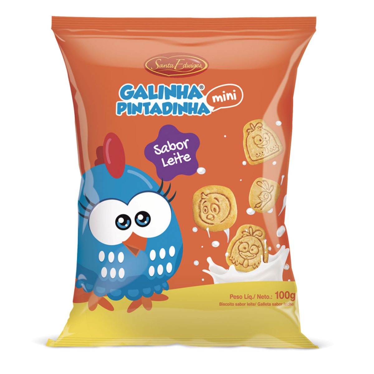 Biscoito de Leite Galinha Pintadinha Santa Edwiges 100 g