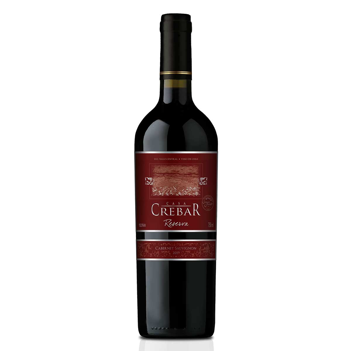 Vinho Tinto Seco Chileno Casa Crebar Cabernet Sauvignon Reserva 750 ml