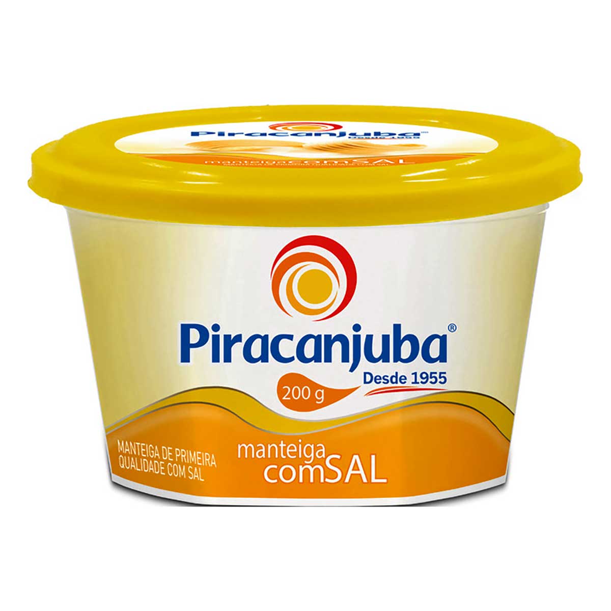 Manteiga de Primeira Qualidade com Sal Piracanjuba Pote 200 g