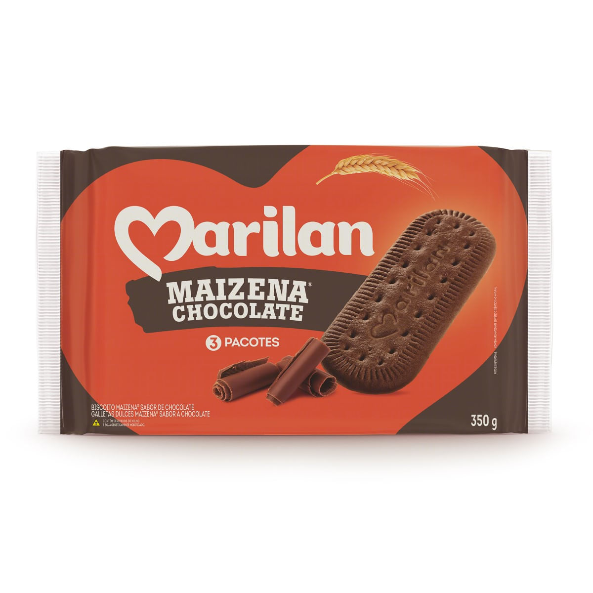 Biscoito Chocolate Marilan Maizena 350 g