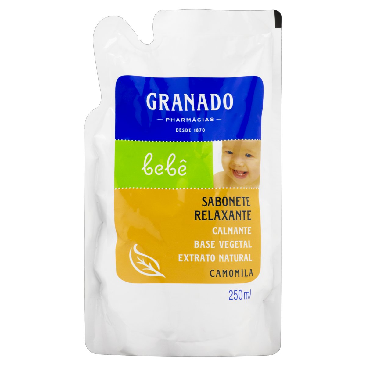 Sabonete Líquido Bebê Granado Camomila 250 ml Refil