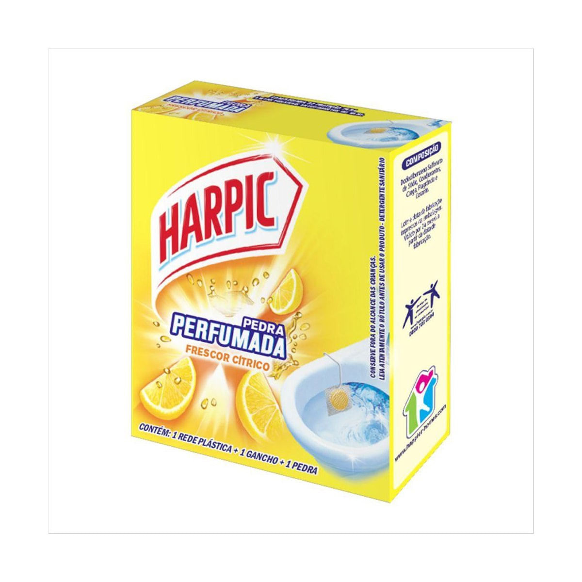 Harpic Pedra Perfumada Frutal 1un