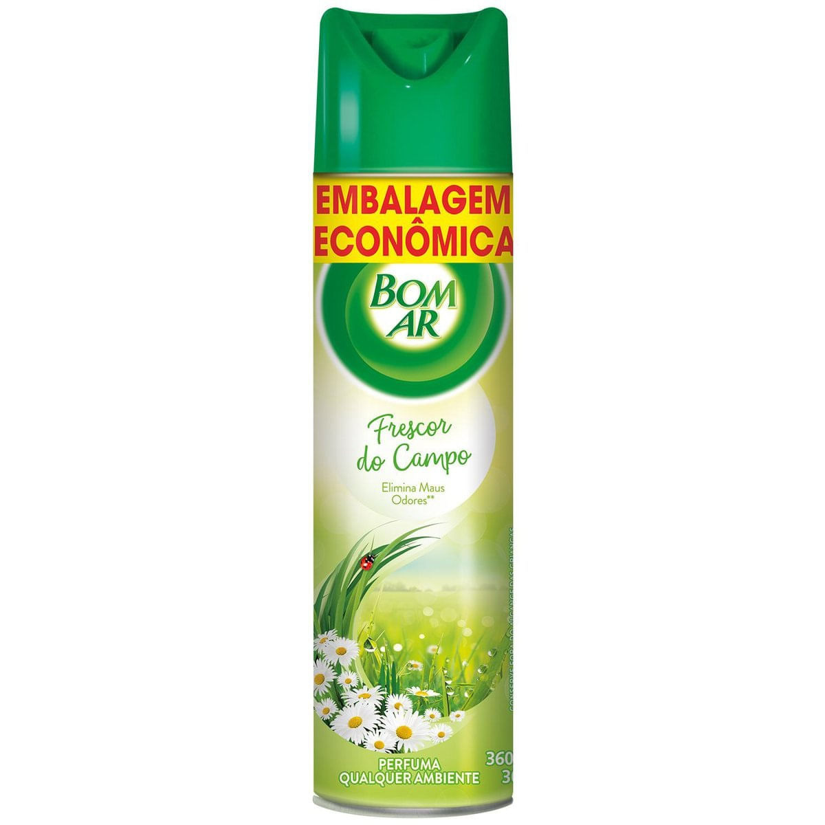 Aromatizador Bom Ar Aerossol Limão Siciliano e Baunilha Embalagem Econômica 360ml