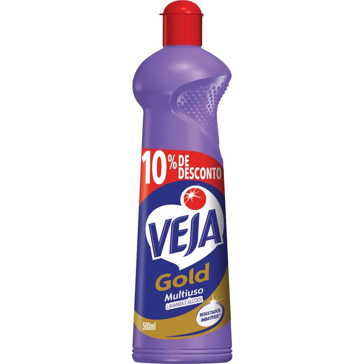 Limpador Multiuso Veja Gold Lavanda e Álcool 500ml com 10% de Desconto