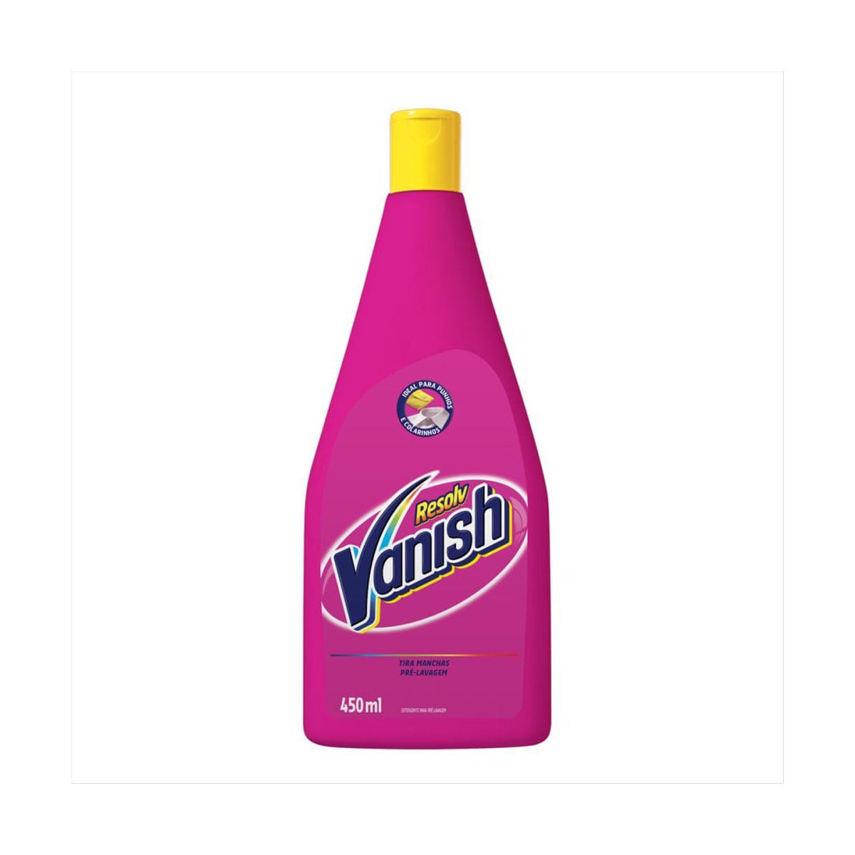 Tira Manchas Pré Lavagem Vanish Resolv para roupas coloridas 450ml