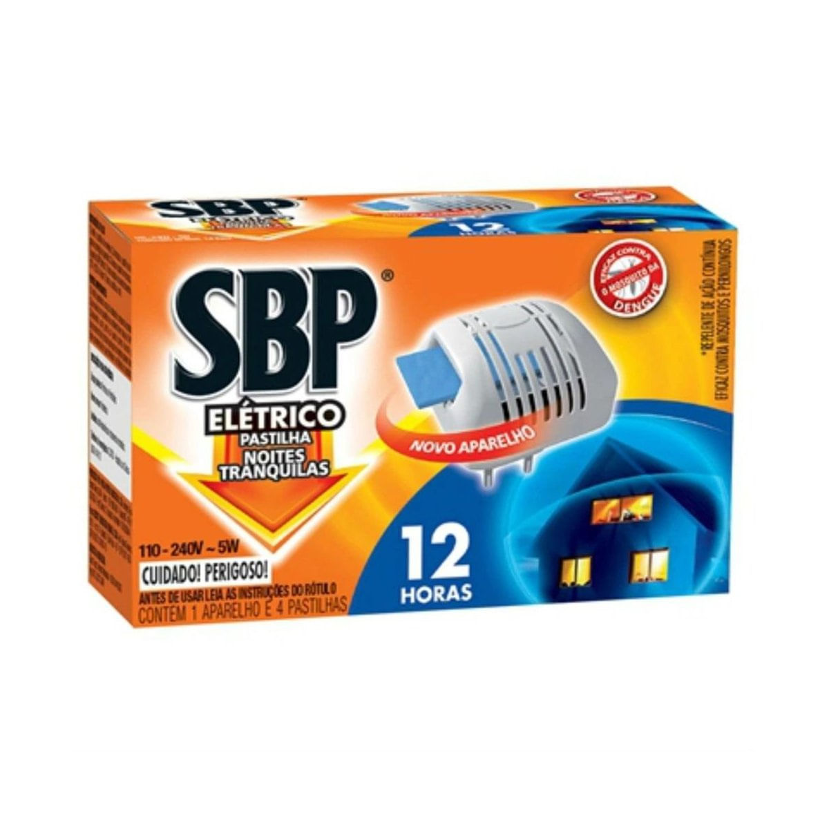 Repelente Elétrico Pastilha SBP 12 horas