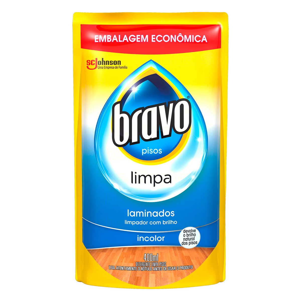 Limpador Bravo Laminados Sachet 400 ml