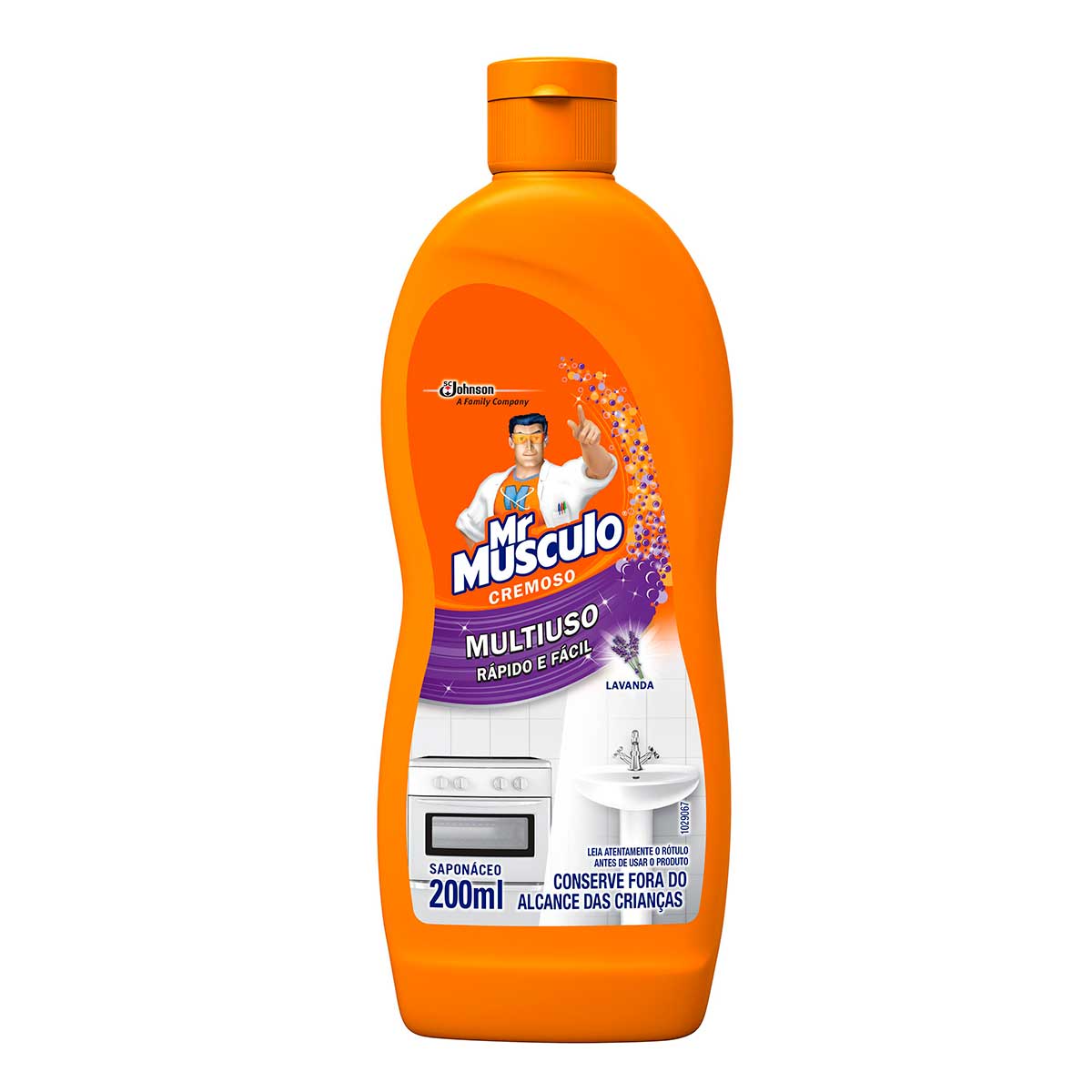 Saponáceo Cremoso Lavanda Mr Músculo 200ml