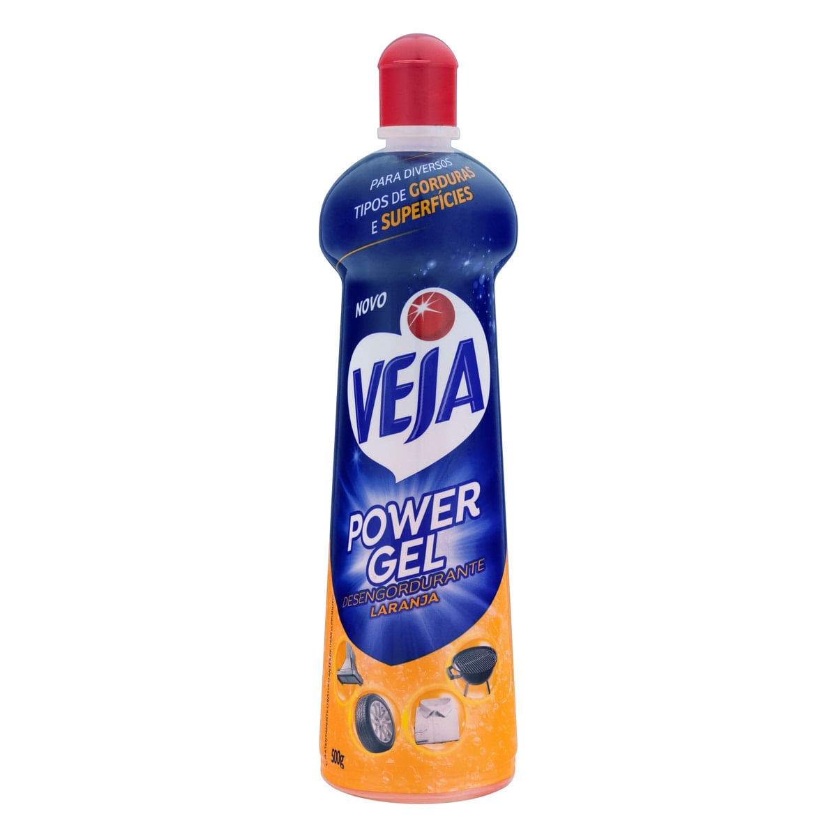 Super Desengordurante Veja Power Gel Limão 500g