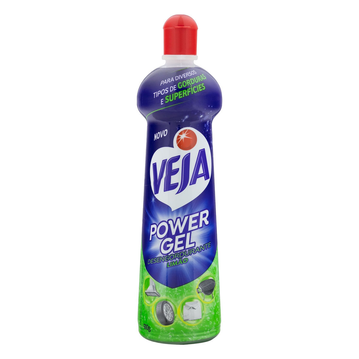 Super Desengordurante Veja Power Gel Laranja 500ml