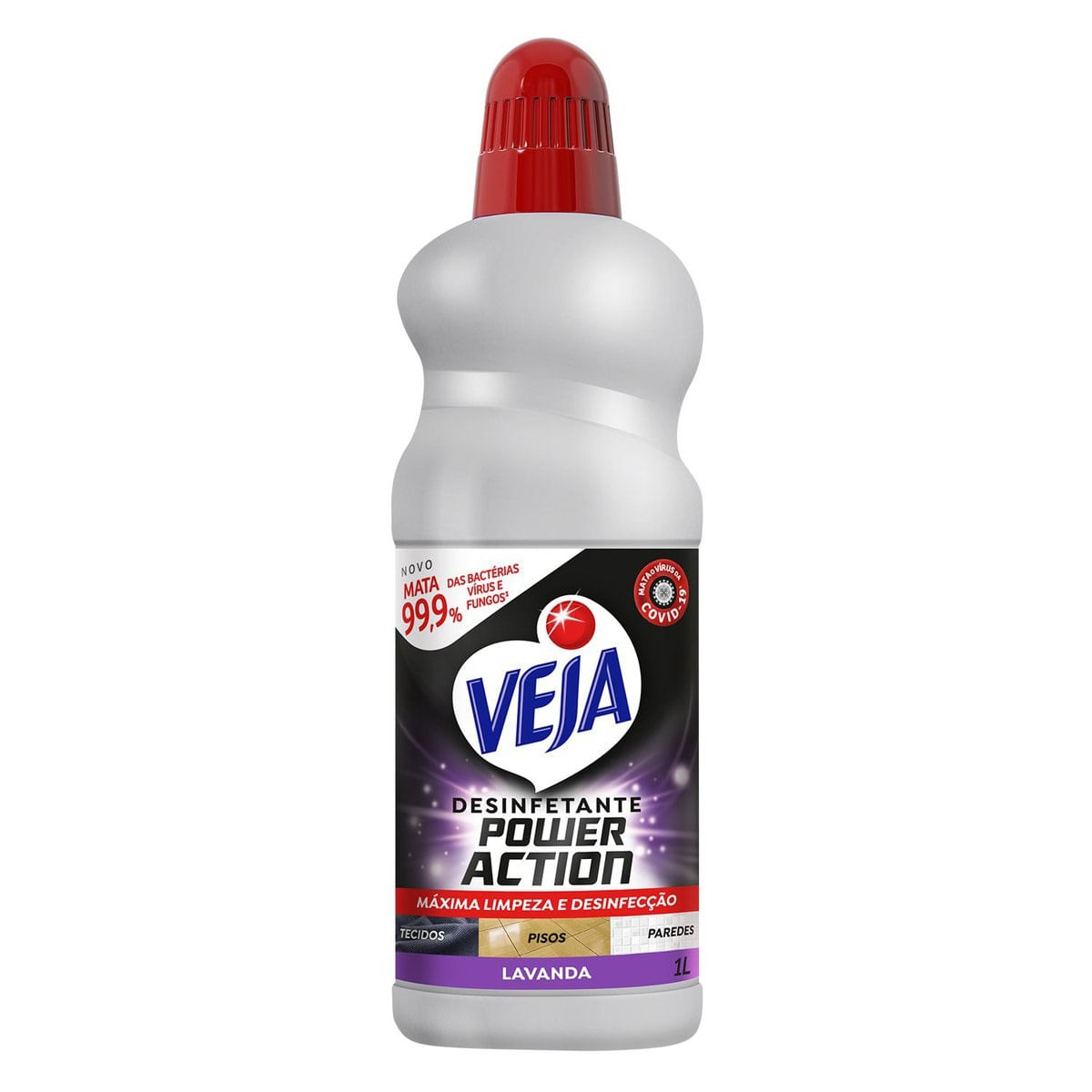 Desinfetante Multisuperficies Veja Power Action Lavanda 1L