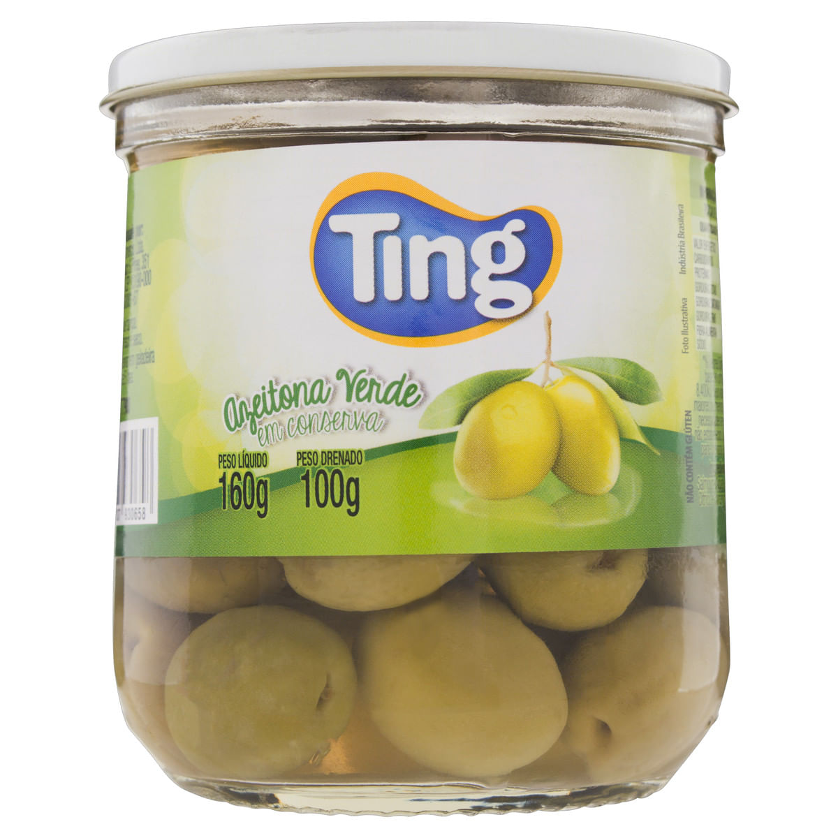 Azeitona Verde em Conserva Ting 100 g