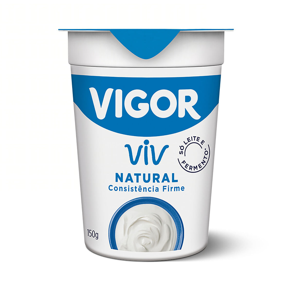 Iogurte Parcialmente Desnatado Natural Vigor Viv Copo 150 g