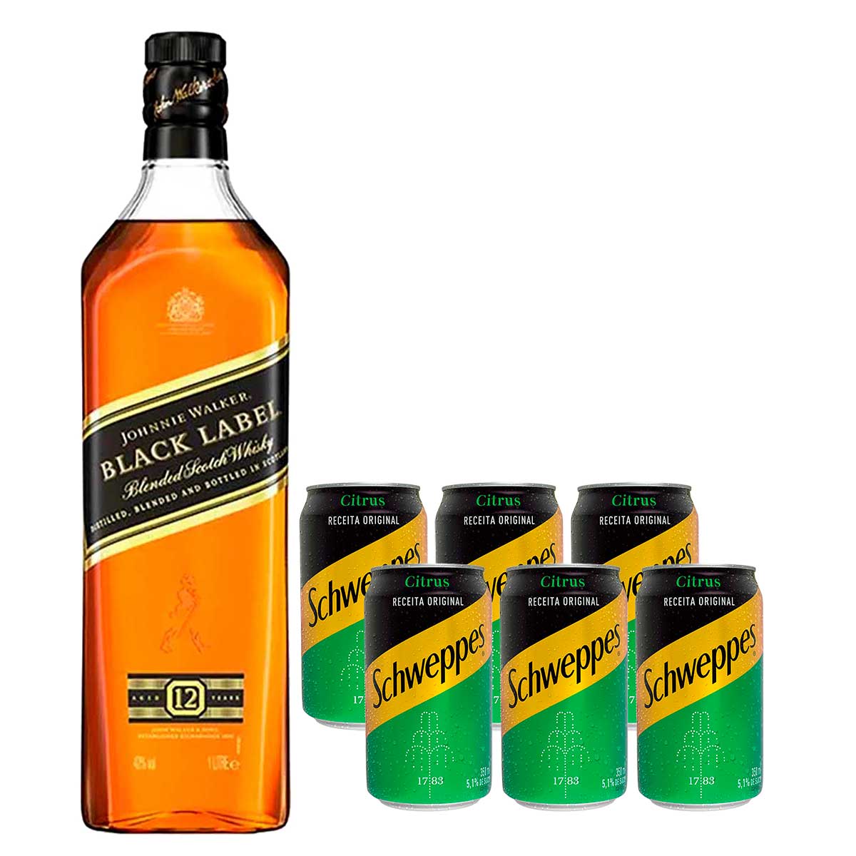 Johnnie Walker Black Label - 1 L