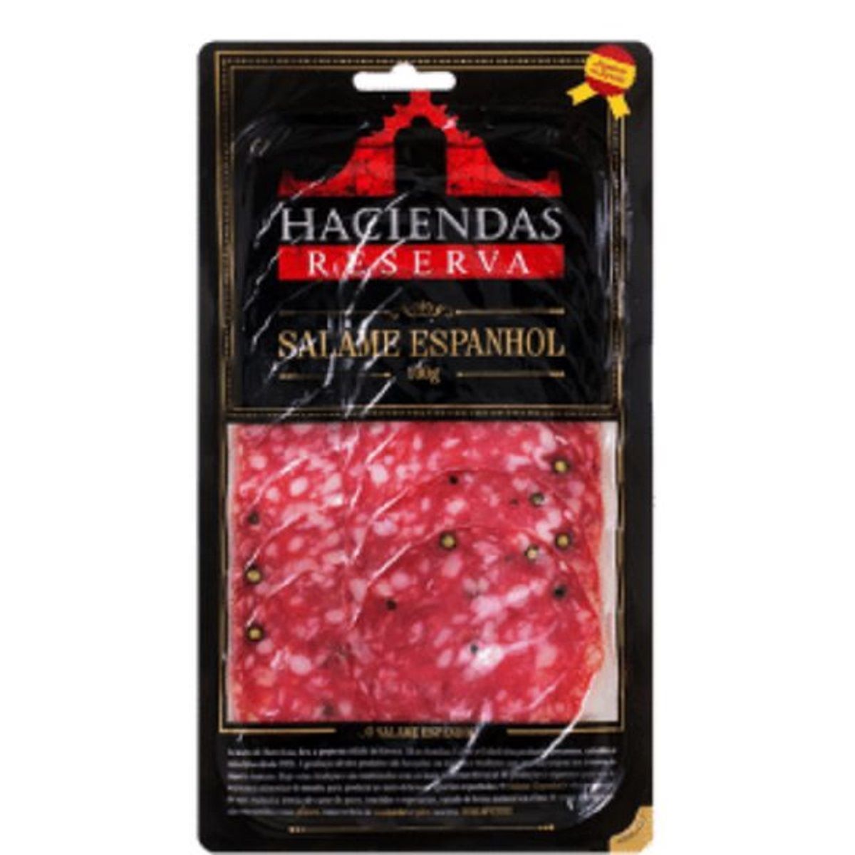 Salame Espanhol com Pimenta Fatiado Haciendas 100 g