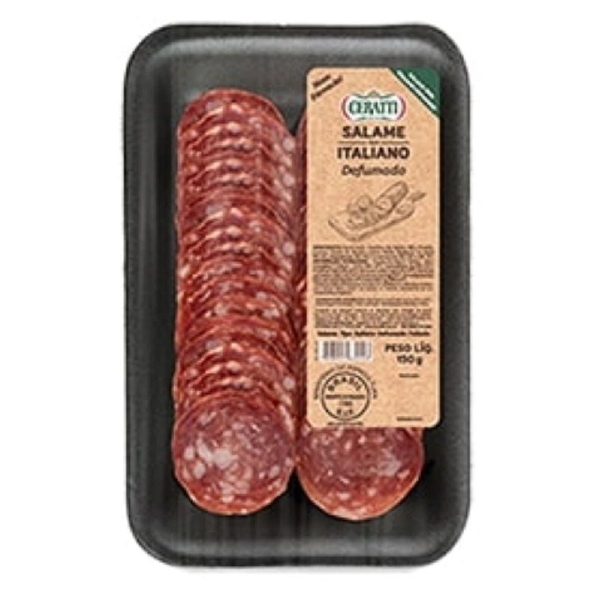 Salame Napolitano Fatiado Ceratti 100 g