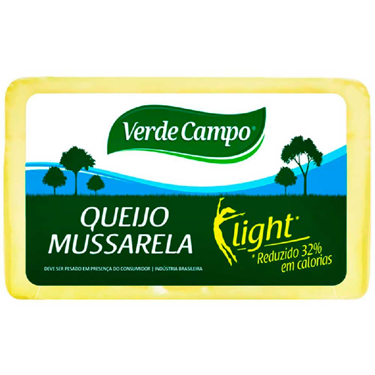 Queijo Mussarela Light Verde Campo Aproximadamente 200 g