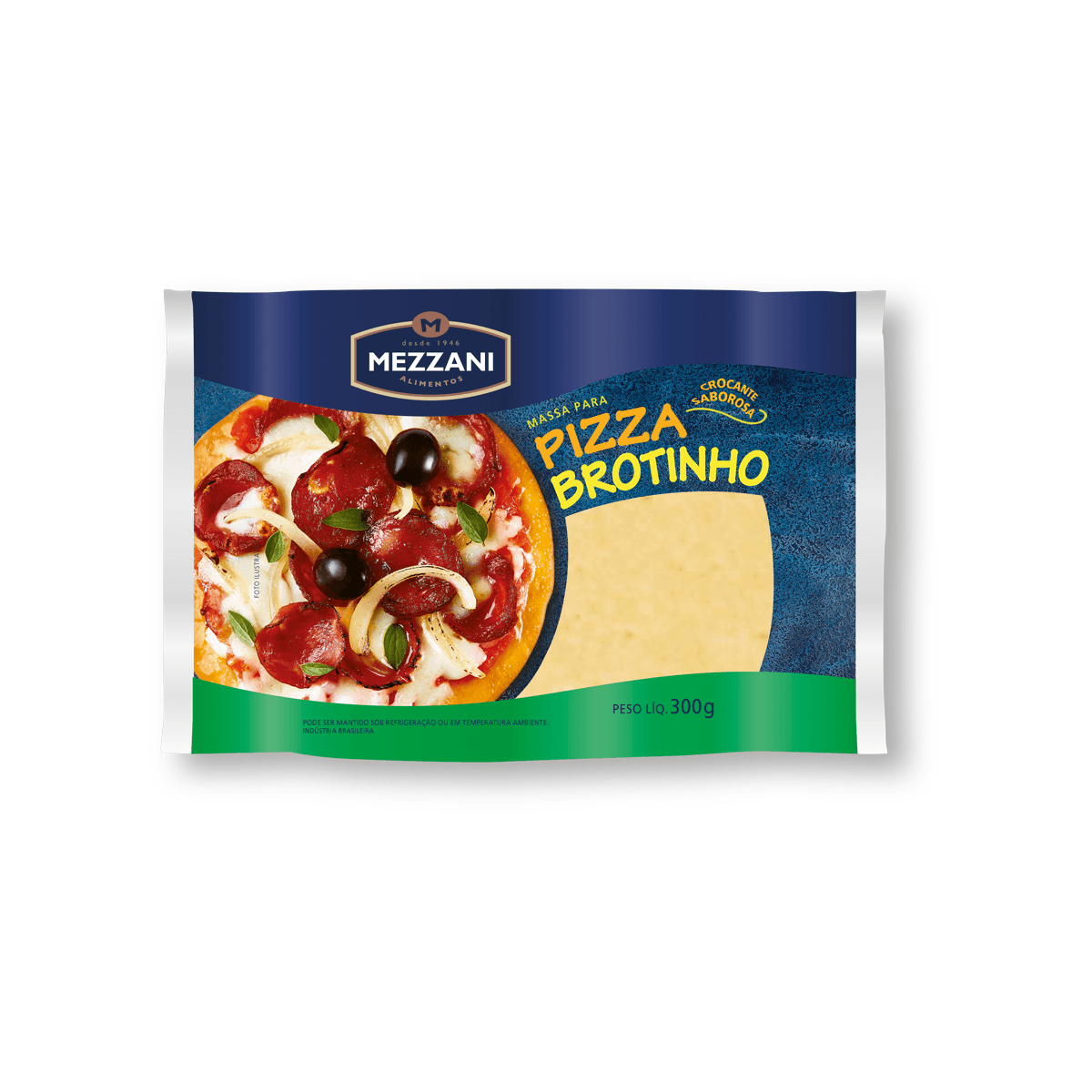 Massa de Pizza Brotinho Mezzani 300 g