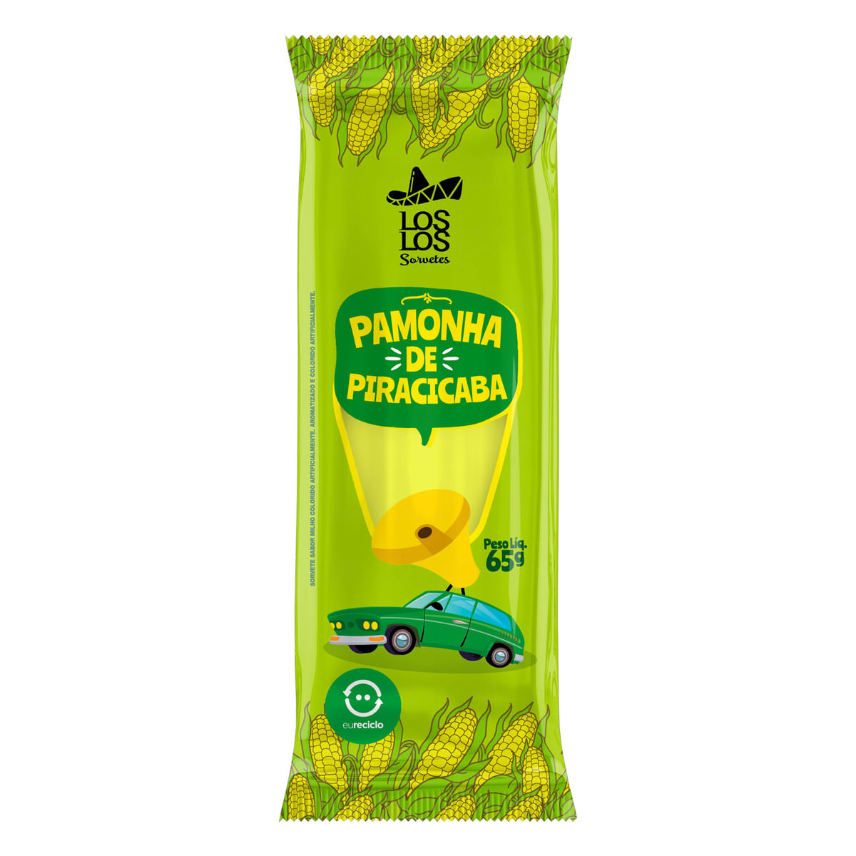 Picolé Pamonha de Piracicaba Los Los 65 g