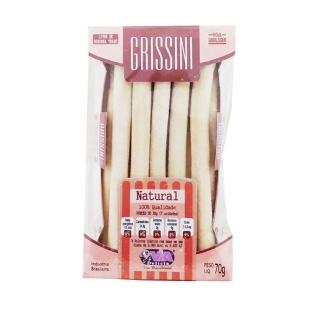 Grissini Natural Via Delicia 70 g