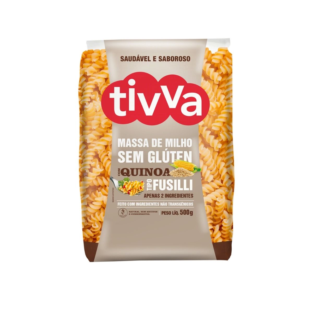 Massa de Milho Fusilli sem Glúten Quinoa