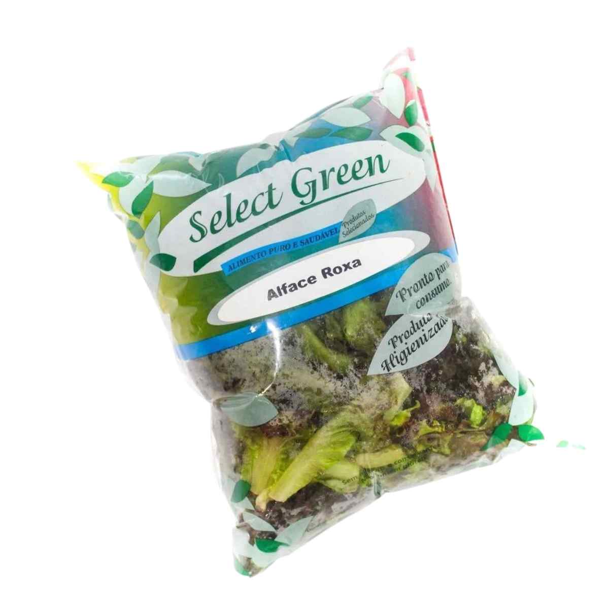 Alface Roxa Higienizado Select Green 150 g