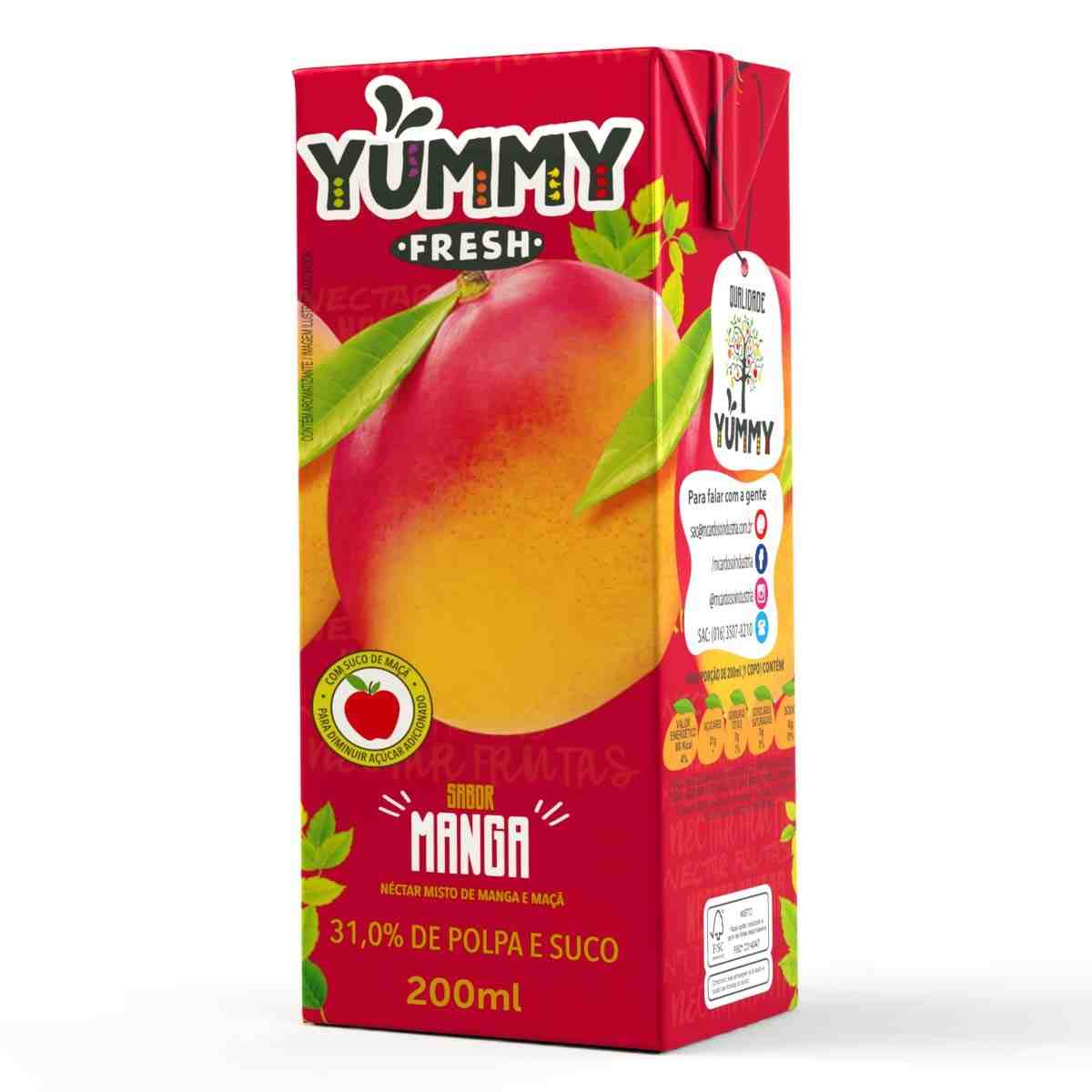 Suco Nectar Yummy Man Maca Tp 200 ml