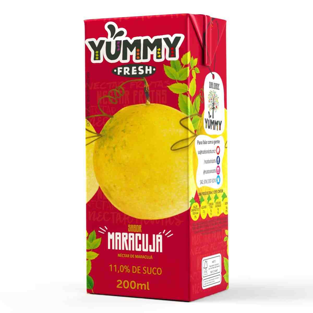 Suco Nectar Yummy Maracuja Tp 200 ml