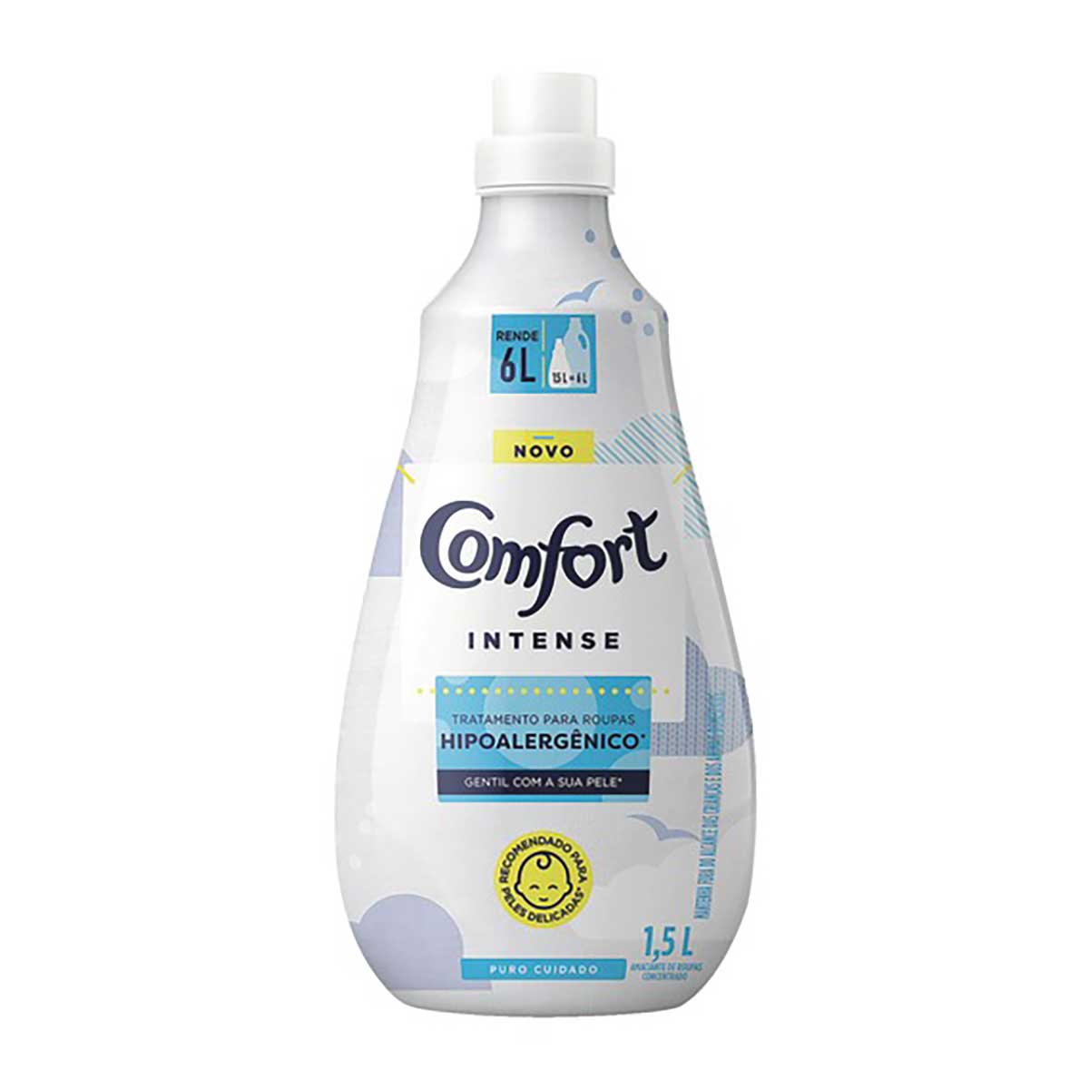 Amaciante Concentrado Comfort Puro Cuidado 1,5 L