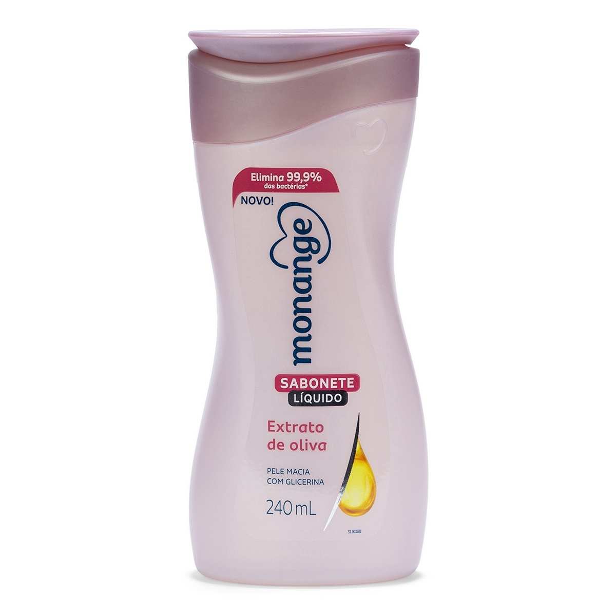 Sabonete Líquido Monange Extrato de Oliva 240 ml