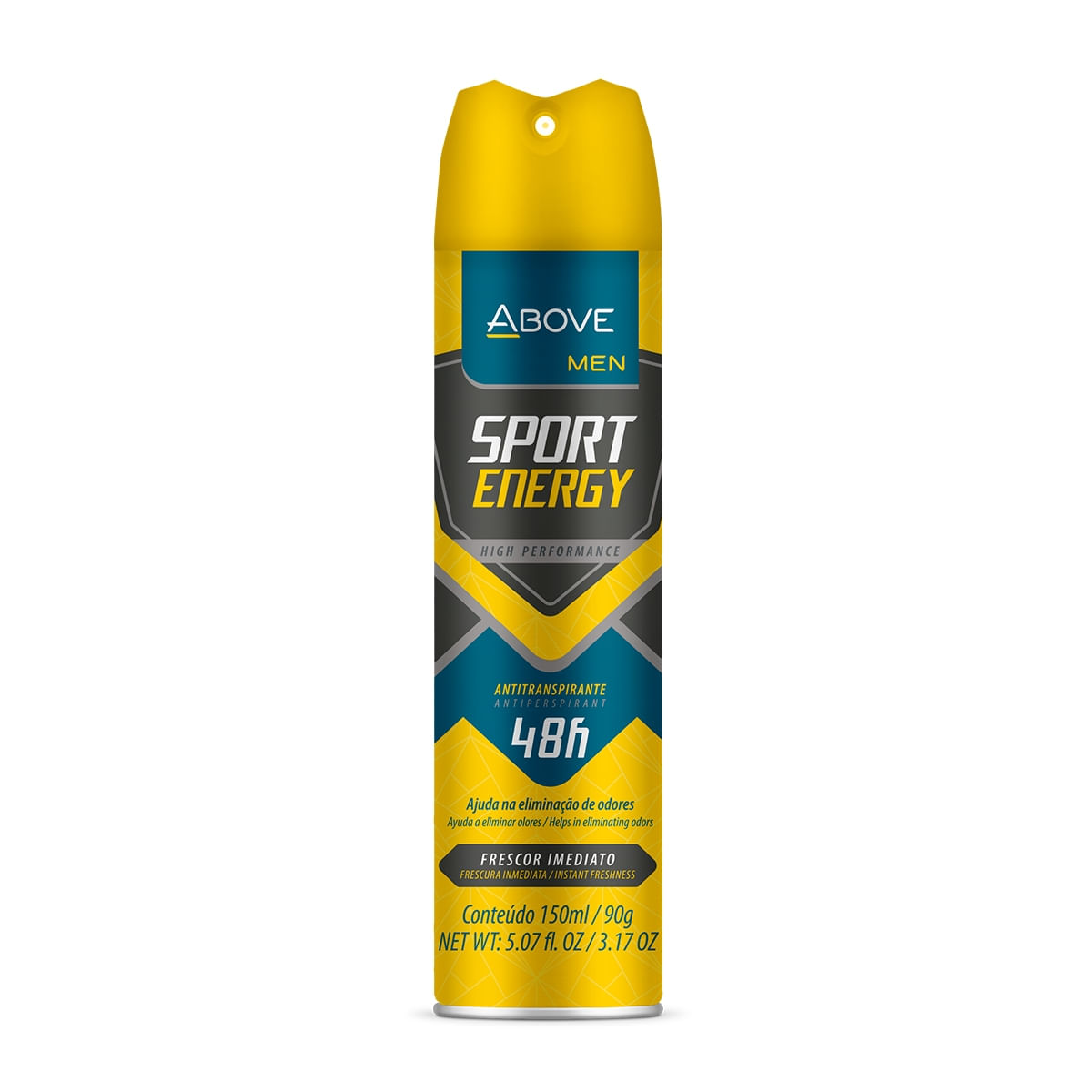 Antitranspirante Aerosol Above Sport Energy Masculino 150 ml