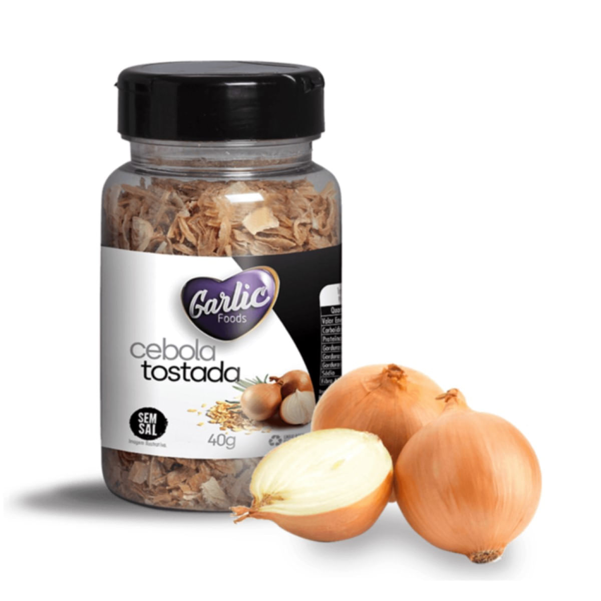 Cebola Tostada sem Sal Garlic 40 g