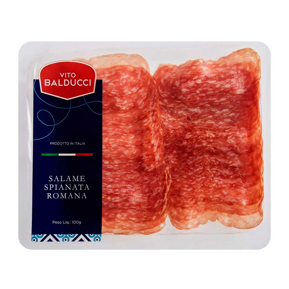 Salame Spianata Romana Fatiado 100 g