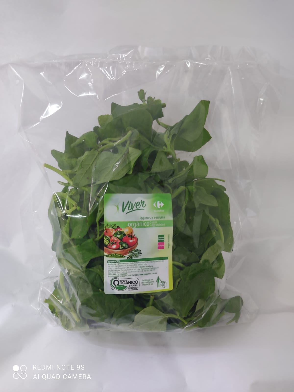Espinafre Orgânico Carrefour Bio 150g