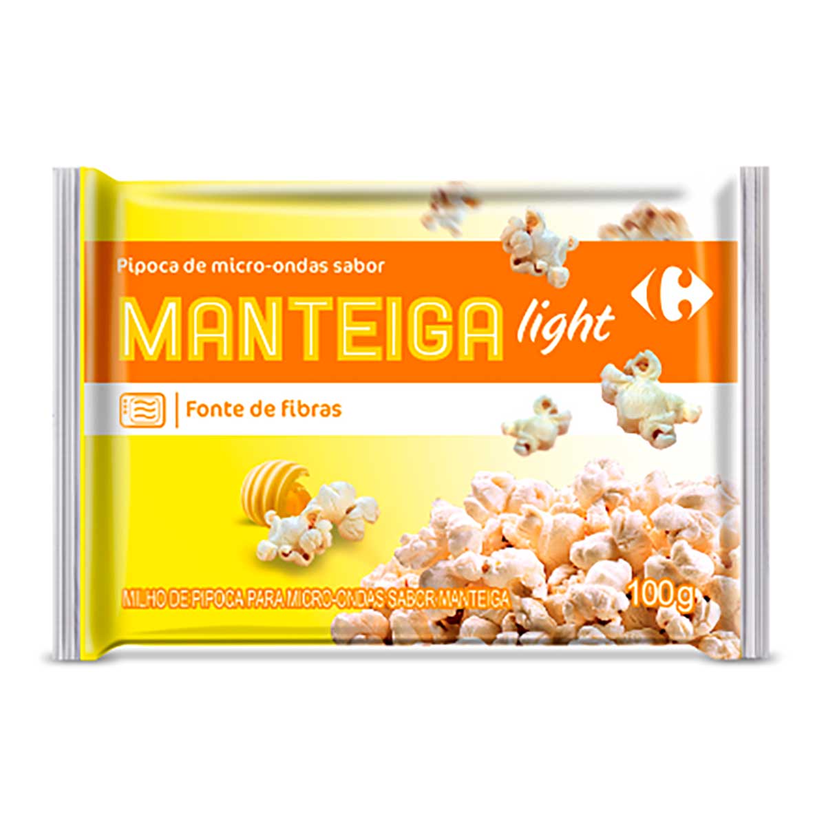 Pipoca Microondas Light Carrefour Manteiga 100 g