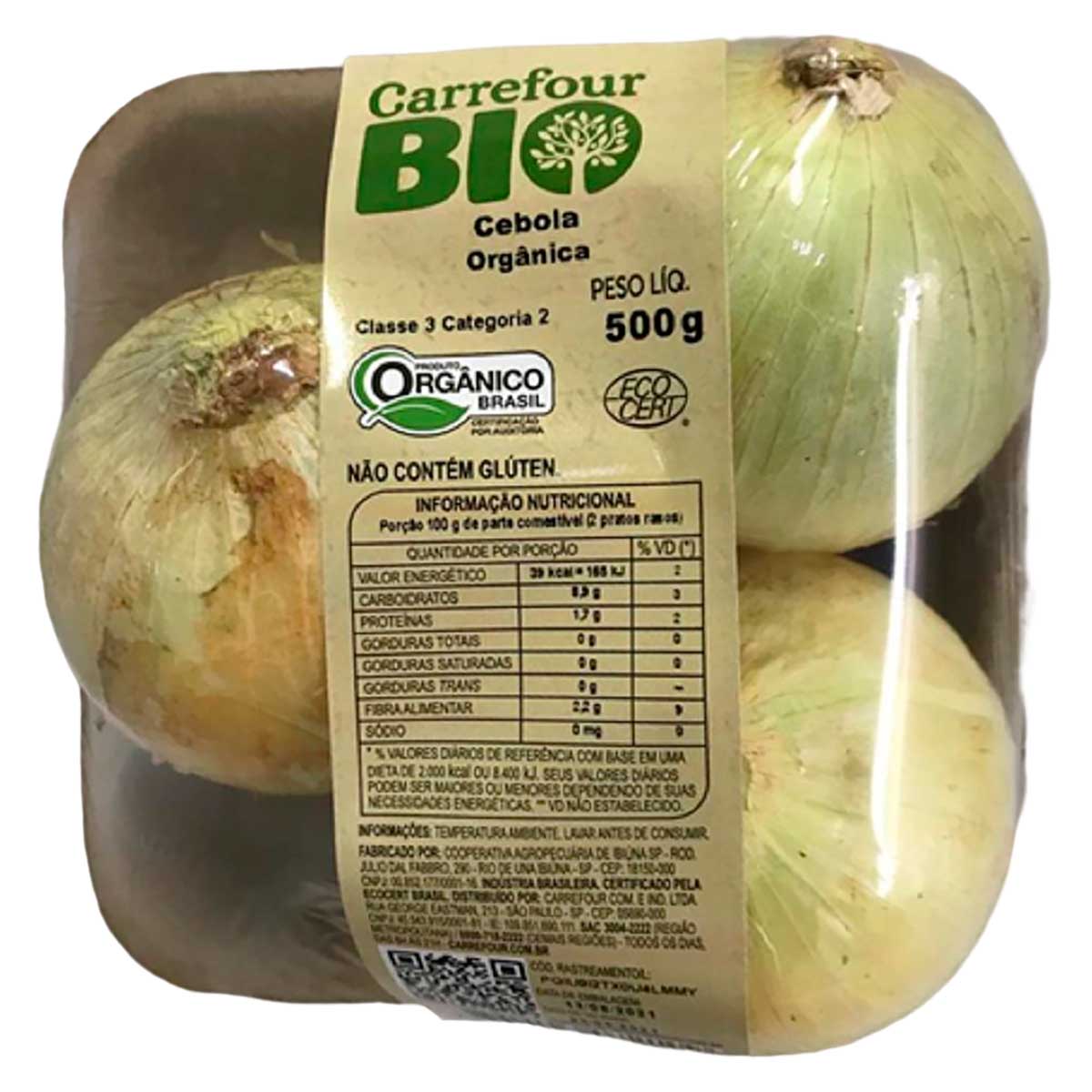 Cebola Orgânico Carrefour Bio 500G