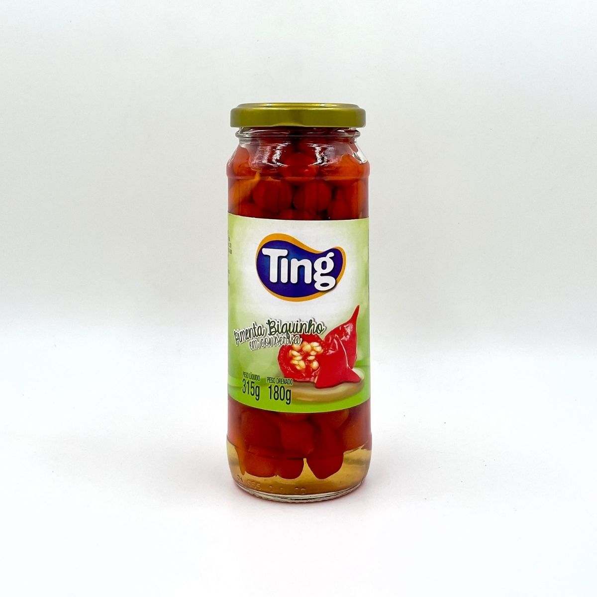 Pimenta Biquinho em Conserva Ting 180 g