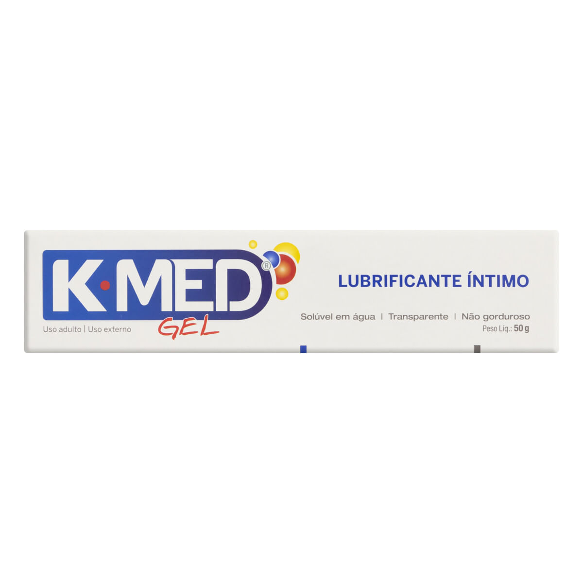 Gel Lubrificante Íntimo K-Med Caixa 50g