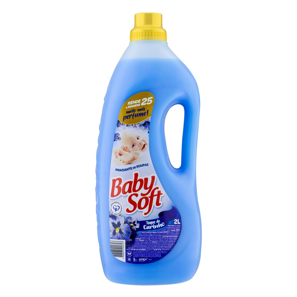 Amaciante de Roupa Diluído Toque de Carinho Baby Soft 2 L