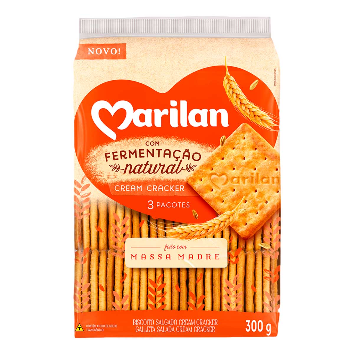 Biscoito Cream Cracker Marilan 300g