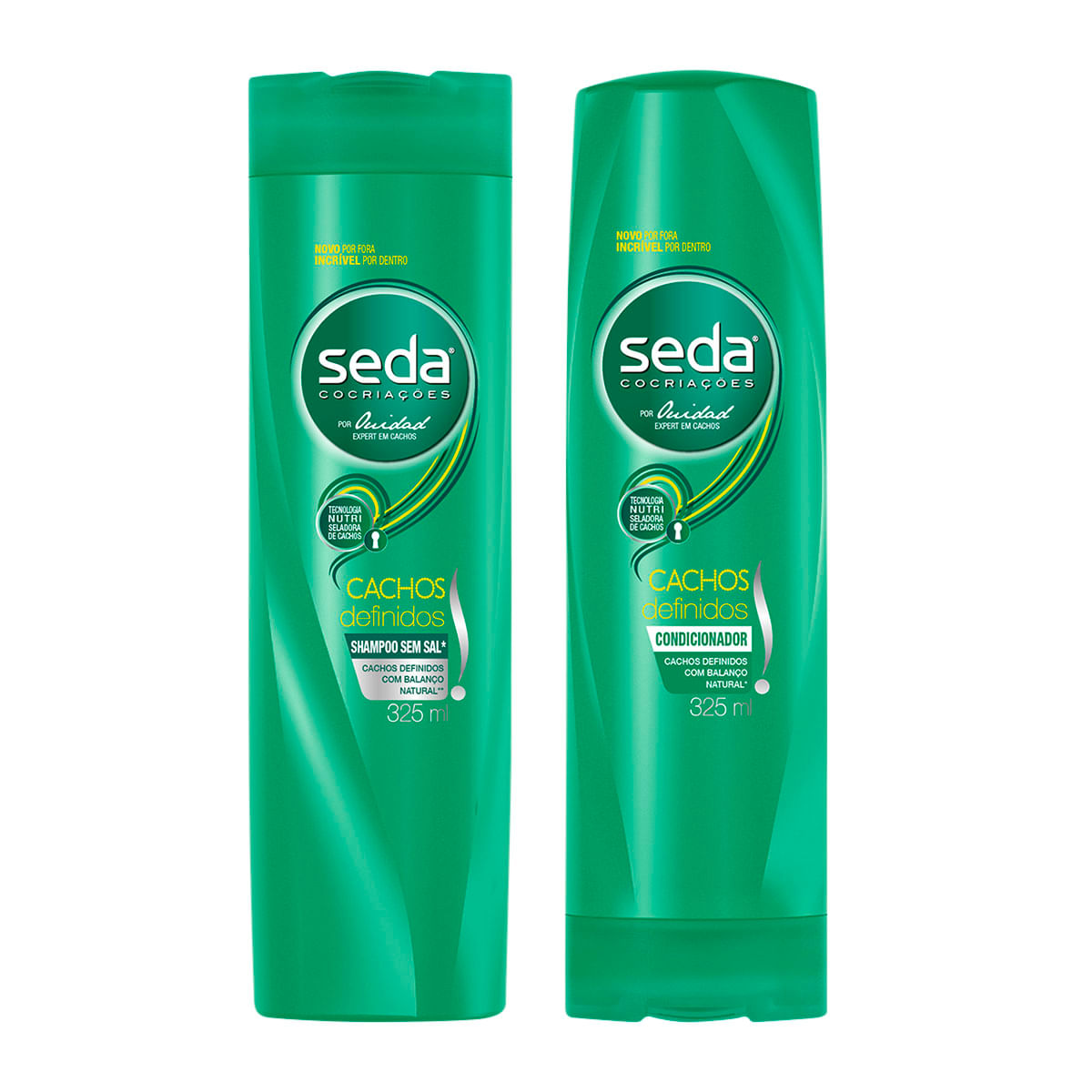 Kit Shampoo + Condicionador Seda Cocriações Cachos Definidos