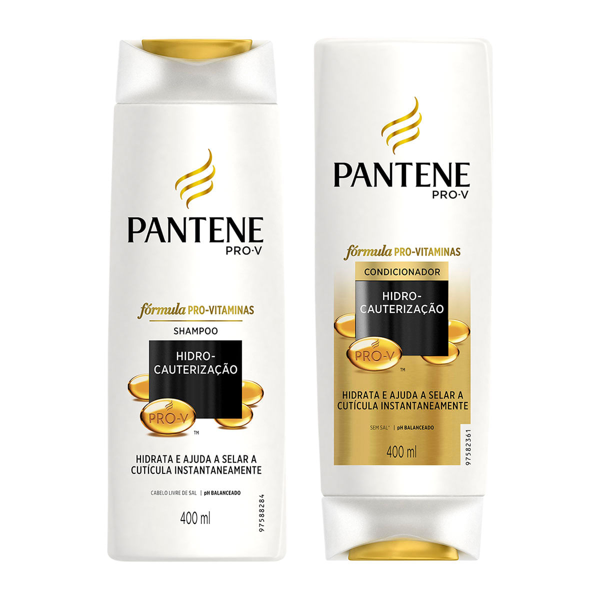 Kit Shampoo + Condicionador Pantene Hidro-Cauterização