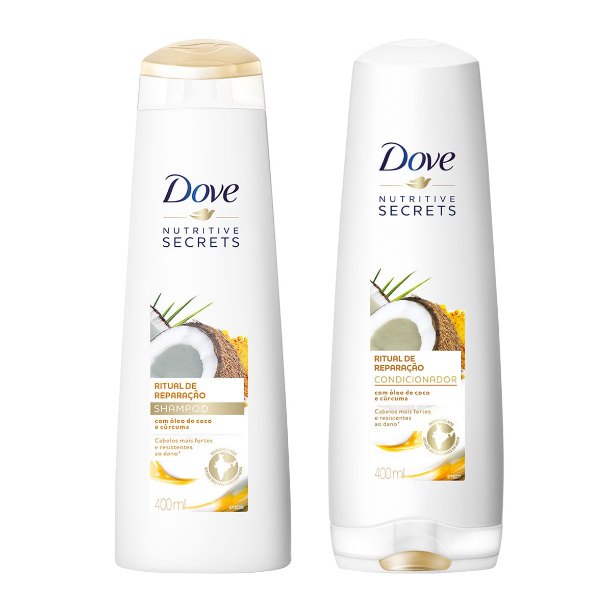Kit Shampoo + Condicionador Dove Ritual Reparação