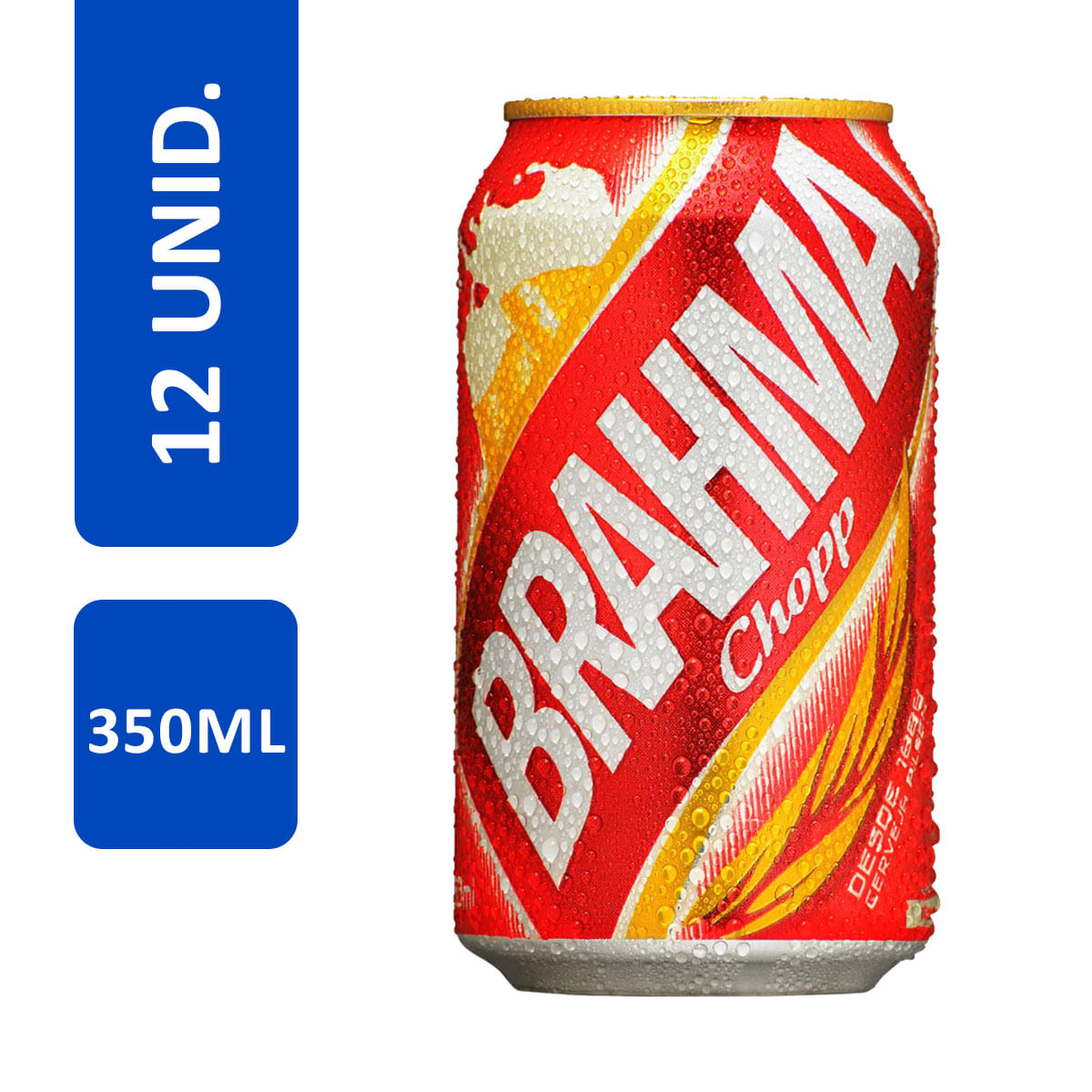 Cerveja Brahma Pilsen Lager 350ml 12 Unidades