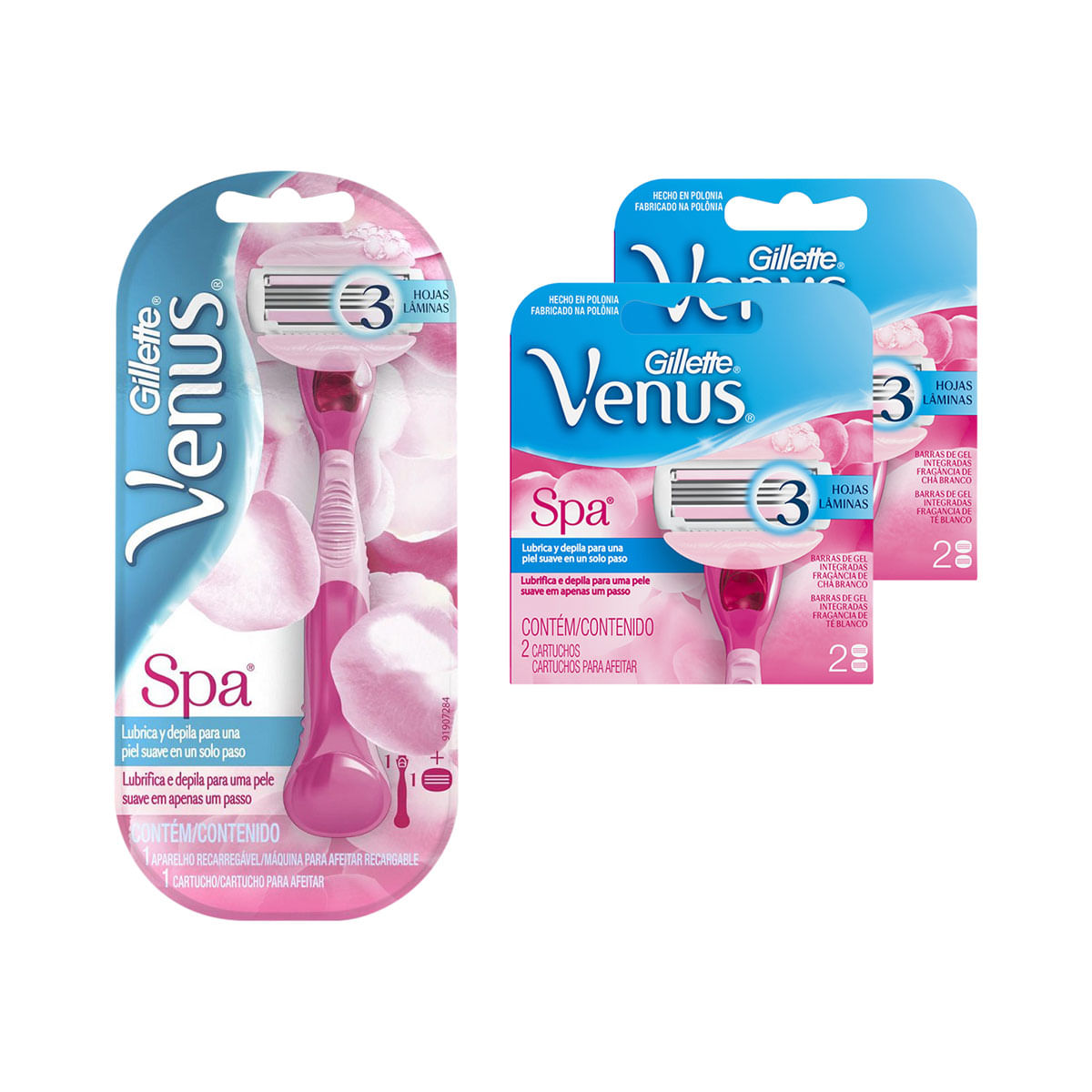 Kit Venus Spa Aparelho + 4 Cargas