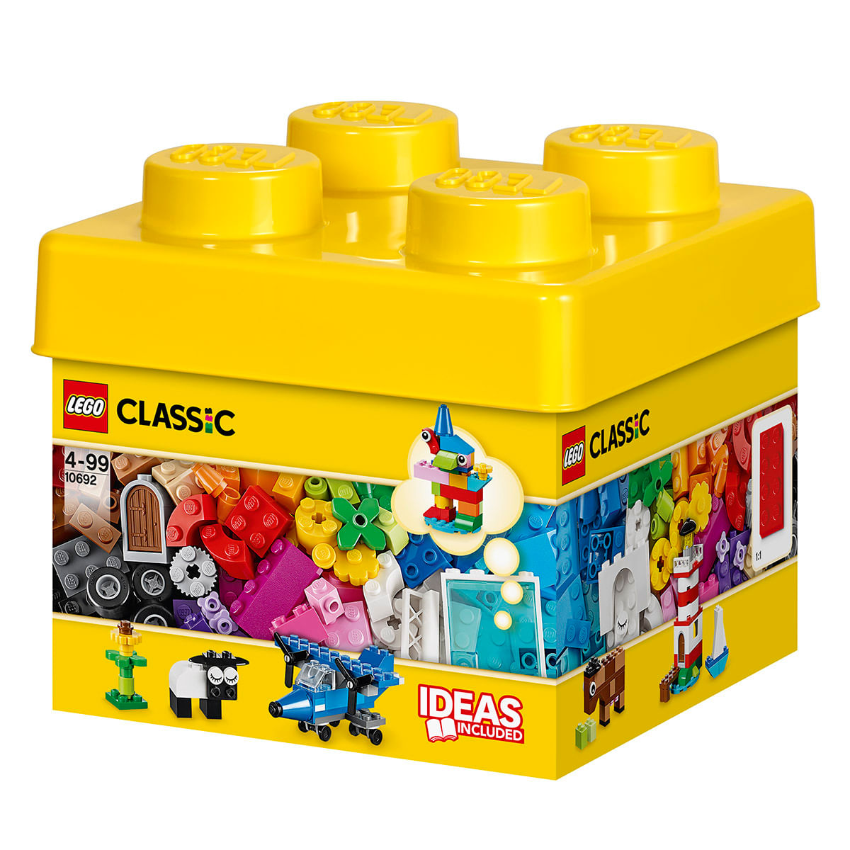 Blocos de Montar Lego Classic Peças e Ideias 123 Peças