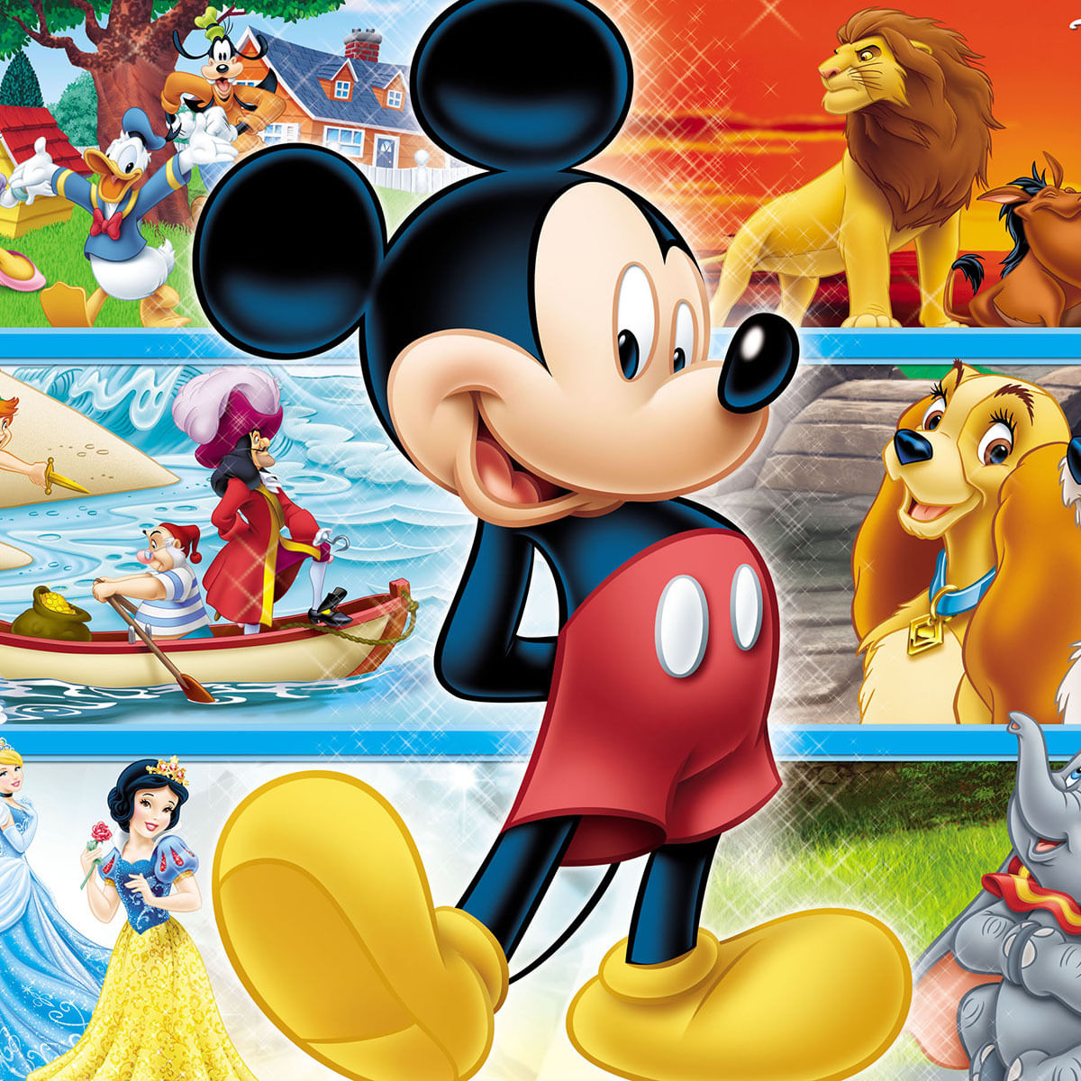 Quebra Cabeça Disney Puzzle 150 Peças Grow 02448