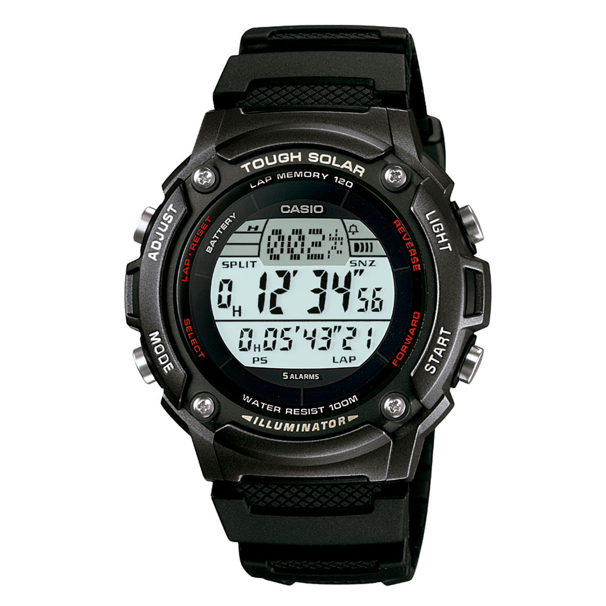 5021421_Relógio Masculino Digital Casio Preto W-S200H-1BVDF_1_Zoom
