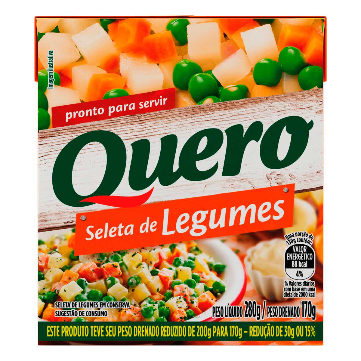 Seleta de Legumes Quero 170g