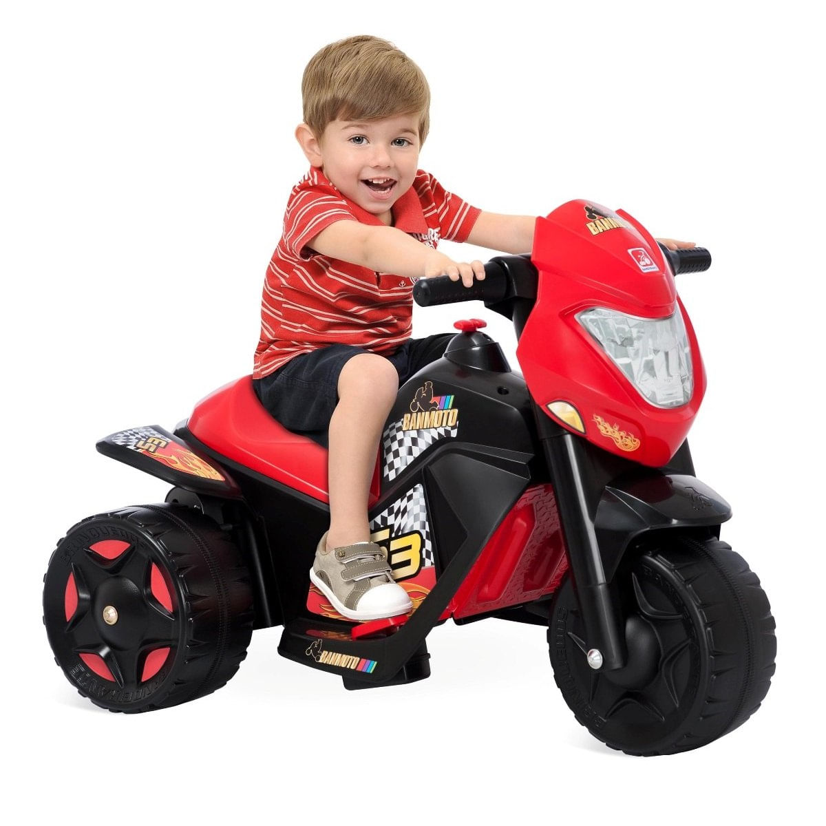 Moto Elétrica Infantil Bandeirante Super Moto GT Cinza e Vermelha 6V -  Carrefour - Carrefour